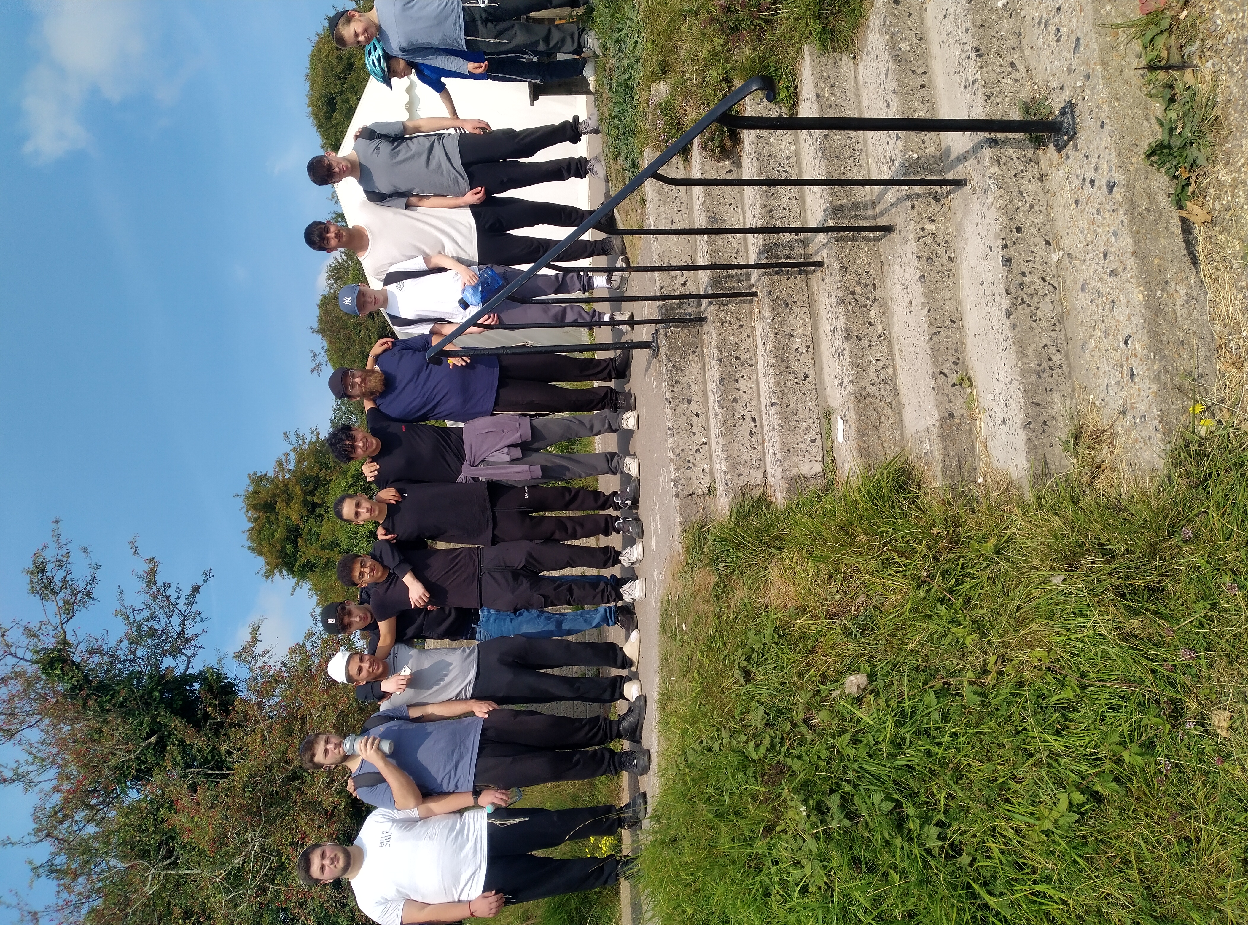 Large group shot showing volume of success